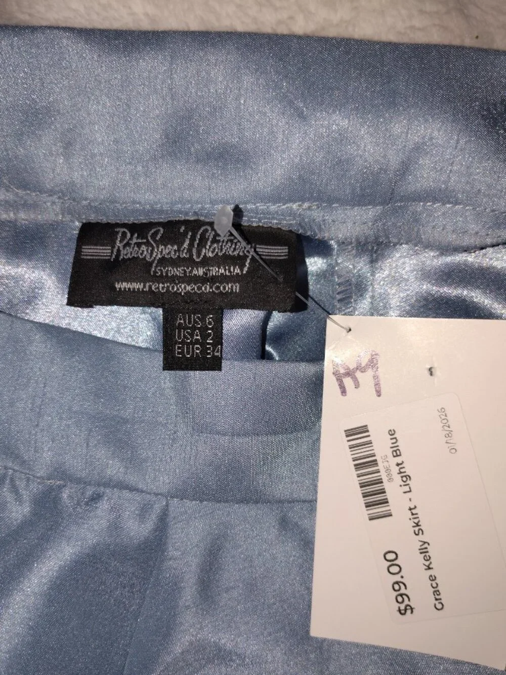 Vintage Retro Spec'd Grace Kelly Skirt size 2 (item A9)